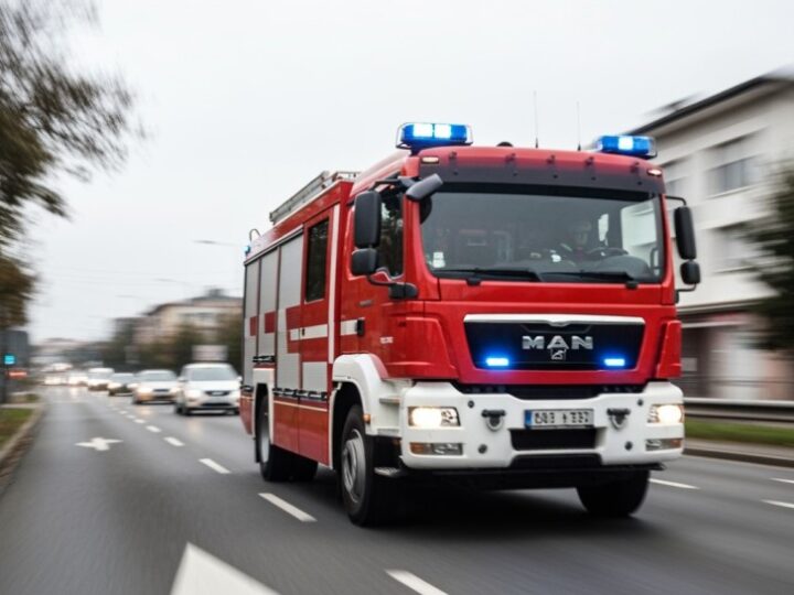 Pożar opon w Nowogrodźcu: Szybka akcja strażaków ratuje sytuację!
