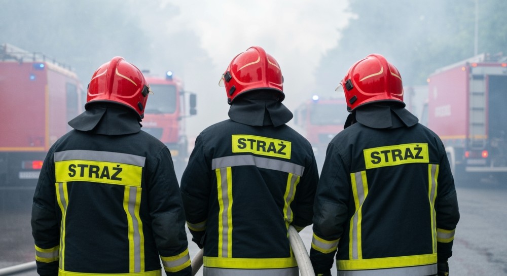 Szybka akcja strażaków w Nowogrodźcu: pożar ciężarówki opanowany!