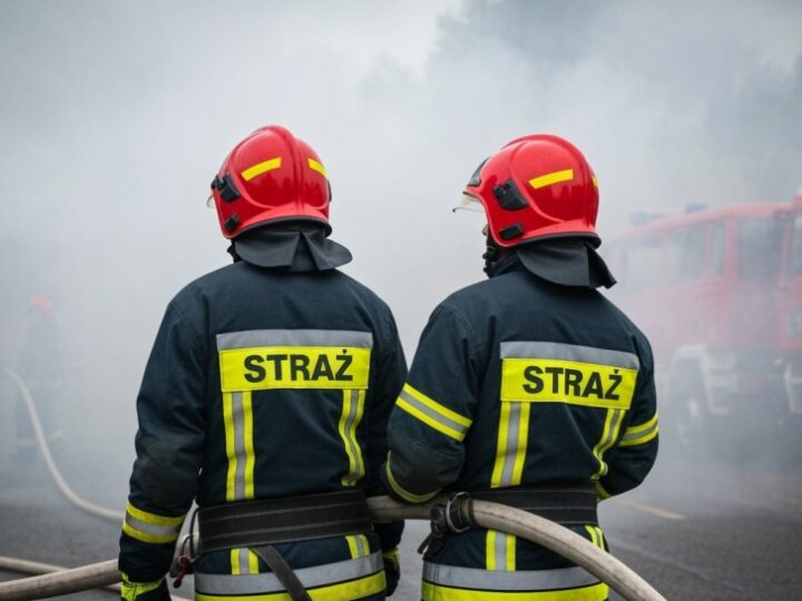 Pożar na poligonie: strażacy w akcji ratunkowej opanowali żywioł