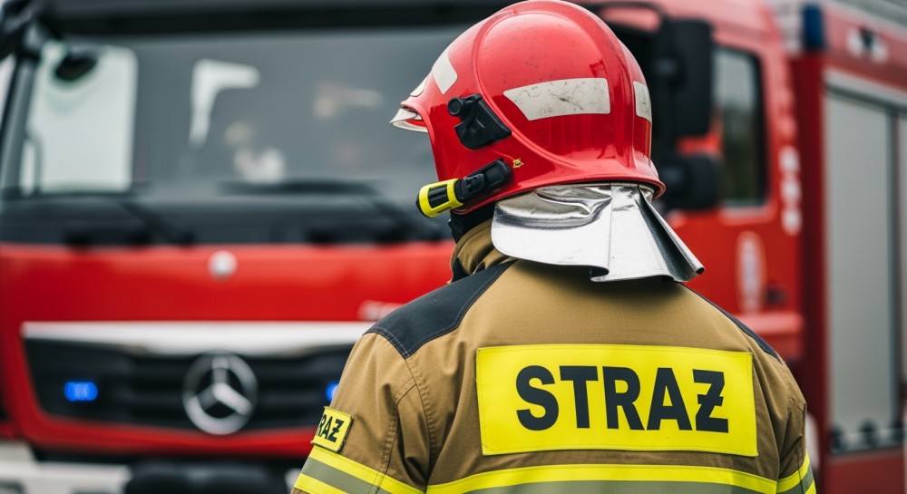Pożar w Nowogrodźcu: strażacy walczyli z ogniem przez cztery godziny