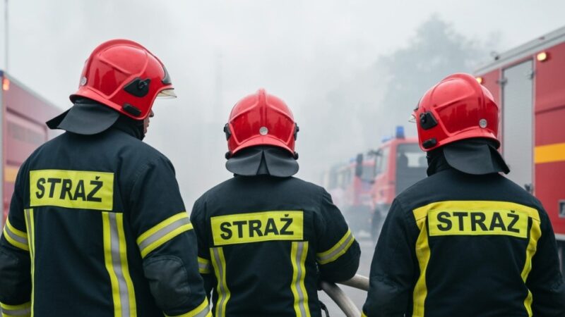 Pożar siana w Nawojowie Śląskim: Szybka akcja OSP ratuje sytuację