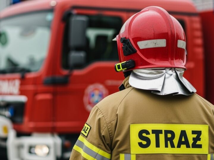 Ołobok w ogniu: strażacy błyskawicznie ratują dom!