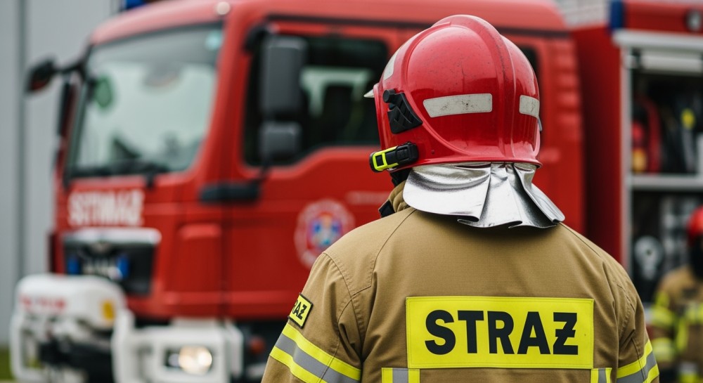Ołobok w ogniu: strażacy błyskawicznie ratują dom!