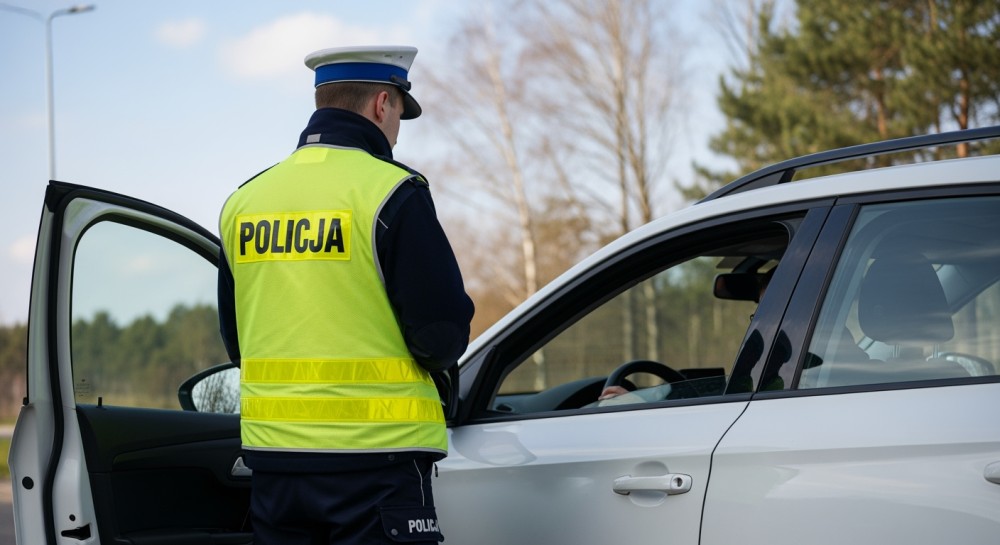 Pijany 22-latek na skuterze bez prawa jazdy zatrzymany przez policję