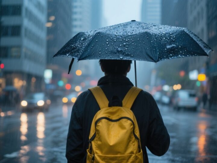 Silny deszcz i burze nad powiatem bolesławieckim – ostrzeżenie meteorologiczne