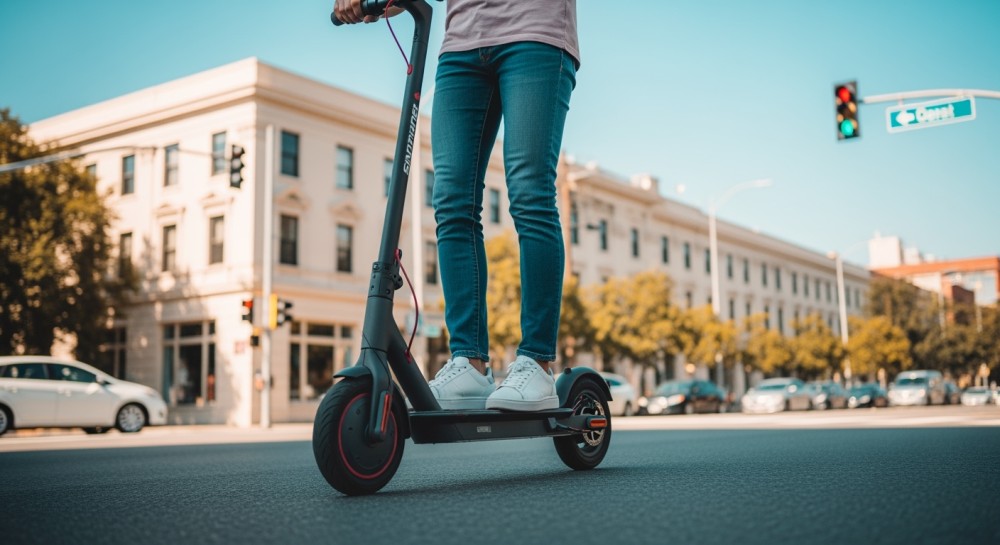 Nastolatkowie na hulajnodze elektrycznej rozpędzili się do 36 km/h!