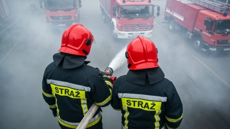 Bolesławiecka policjantka uratowała mieszkańców przed pożarem po drodze do pracy