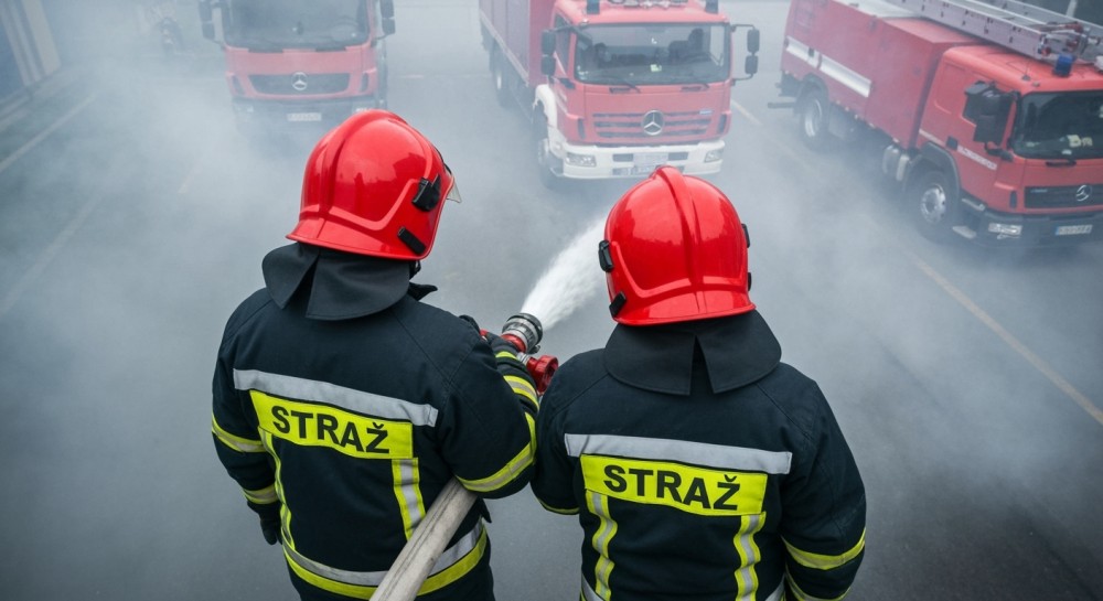 Bolesławiecka policjantka uratowała mieszkańców przed pożarem po drodze do pracy